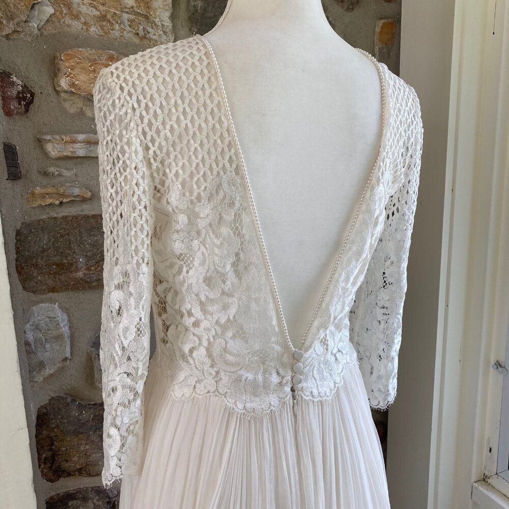 Atelier Devine Amal Wedding Dress Gown Long Sleeve - Picture 8 of 12